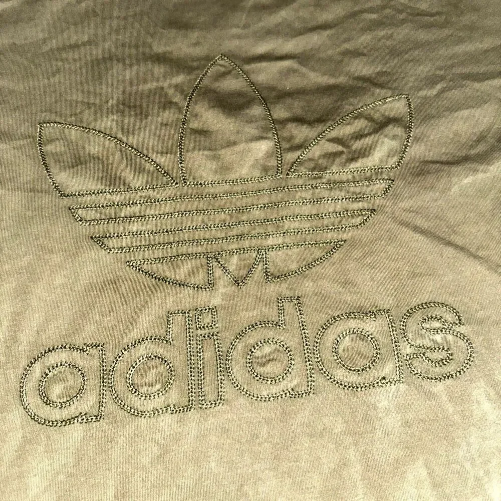 Adidas Men’s GRAPHICS TREFOIL SERIES TEE Green Large